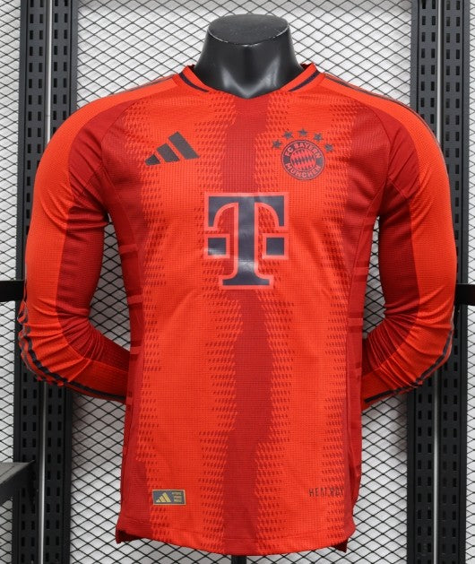 Bayern 2024/2025 home shirt player version long-sleeve