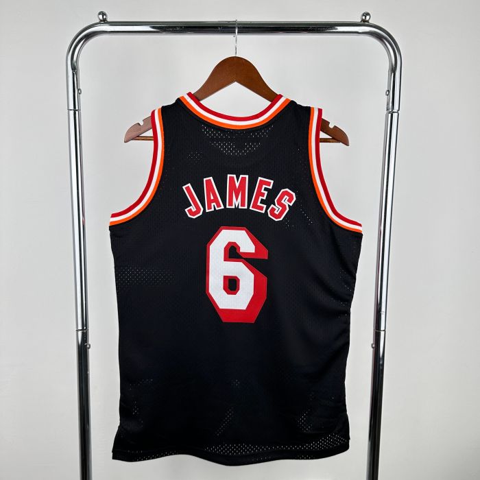 Miami Heat NBA Shirt 13/14 season Black JAMES 6