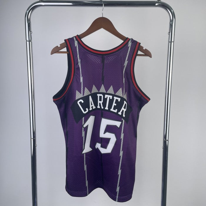 Toronto Raptors NBA Shirt 1999 Season Purple CARTER 15
