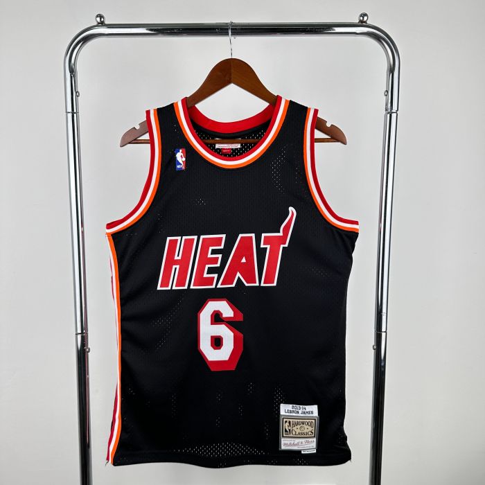 Miami Heat NBA Shirt 13/14 season Black JAMES 6