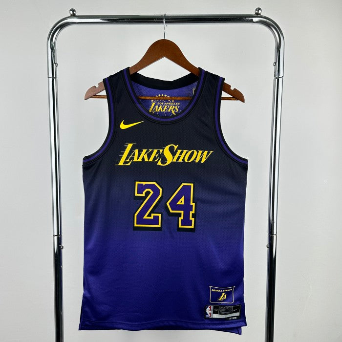 Lakers NBA Shirt 2025 Season City Version BRYANT 24