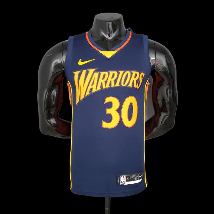 Golden State Warriors NBA Shirt 2009 season Royal blue Curry 30