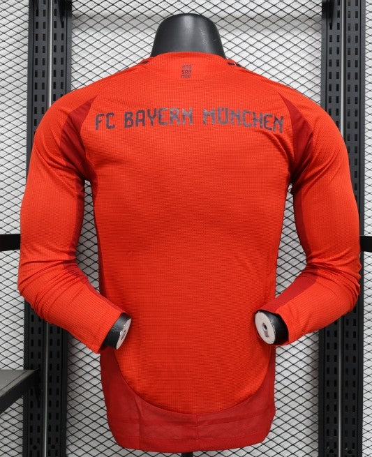 Bayern 2024/2025 home shirt player version long-sleeve