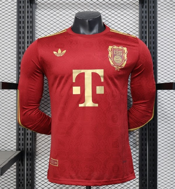 Bayern 125th Anniversary Commemoration special shirt player version long sleeve
