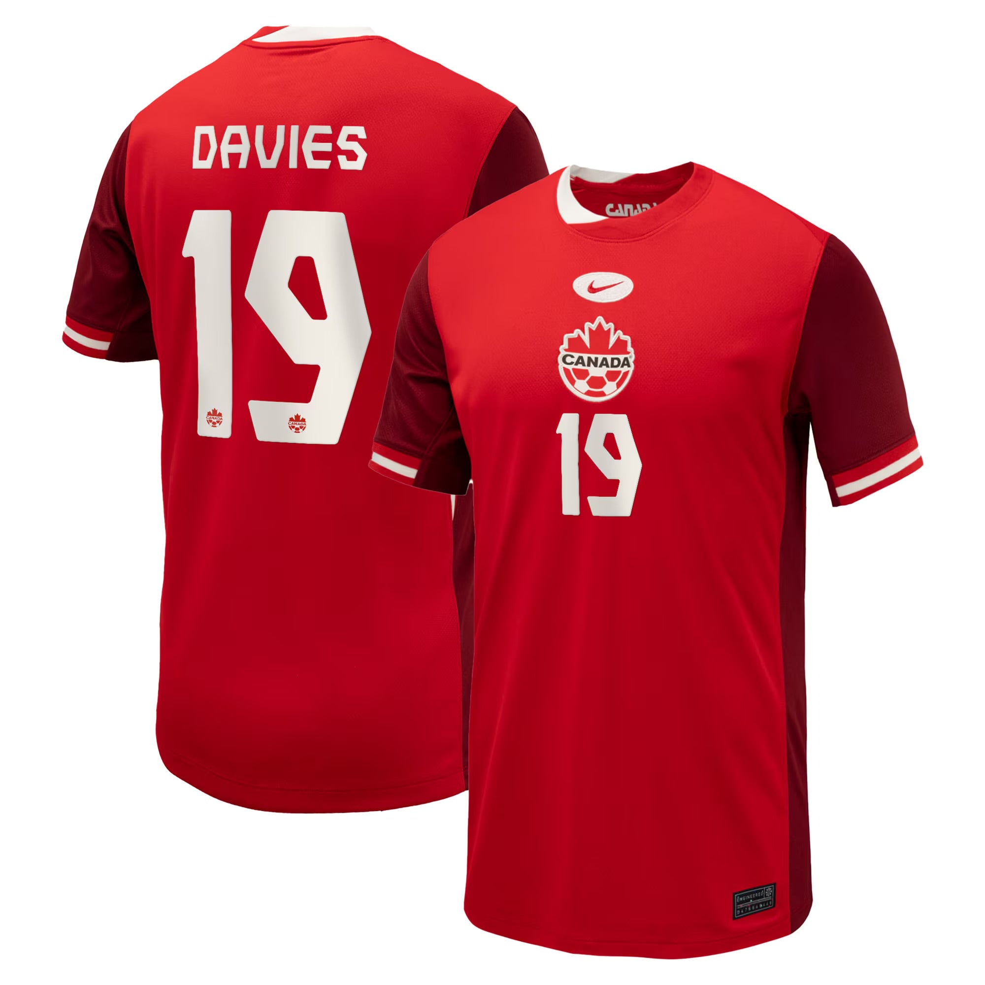 Canada 2025 home jersey