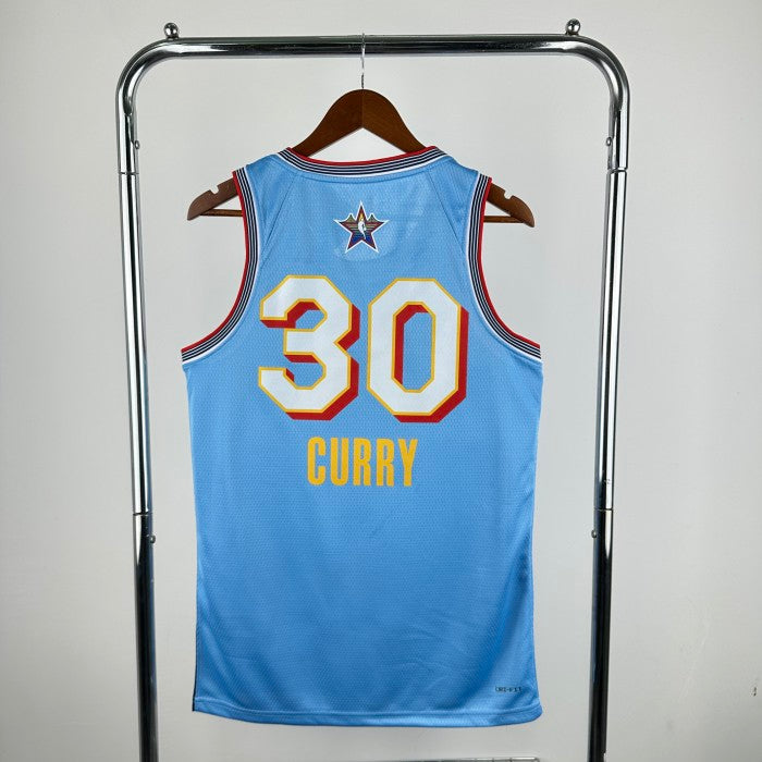 ALL-Star 2025 NBA Shirt Light blue CURRY 30