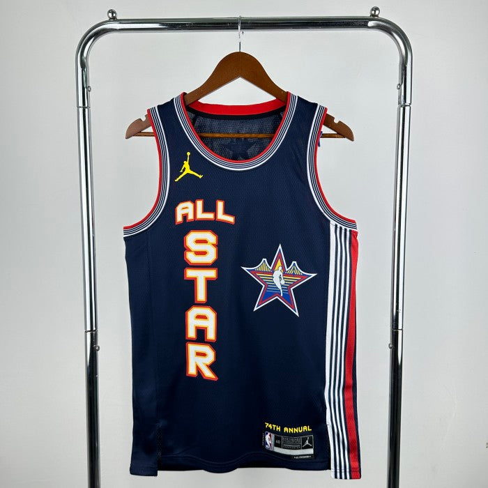 ALL-Star 2025 NBA Shirt Navy blue EDWARDS 5
