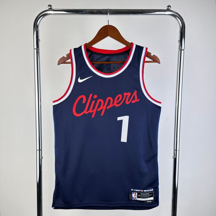 LA Clippers NBA Shirt 2025 Season Blue HARDEN 1